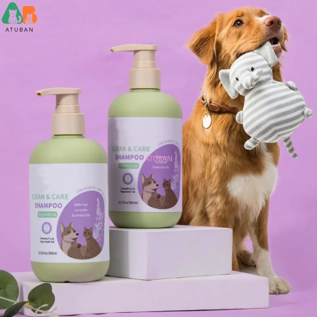 Dog Shampoo and Conditioner Hypoallergenic Dog Shampoo for Smelly Dogs Fragrance Pet Shower Gel Cat and Dog Shower Gel